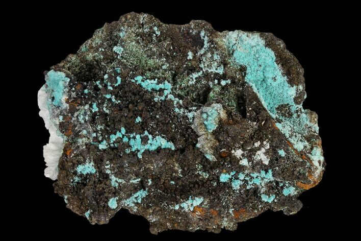 Aurichalcite, Rosasite and Calcite Association - Utah #119535